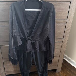 Elegant Black Women's Party Set